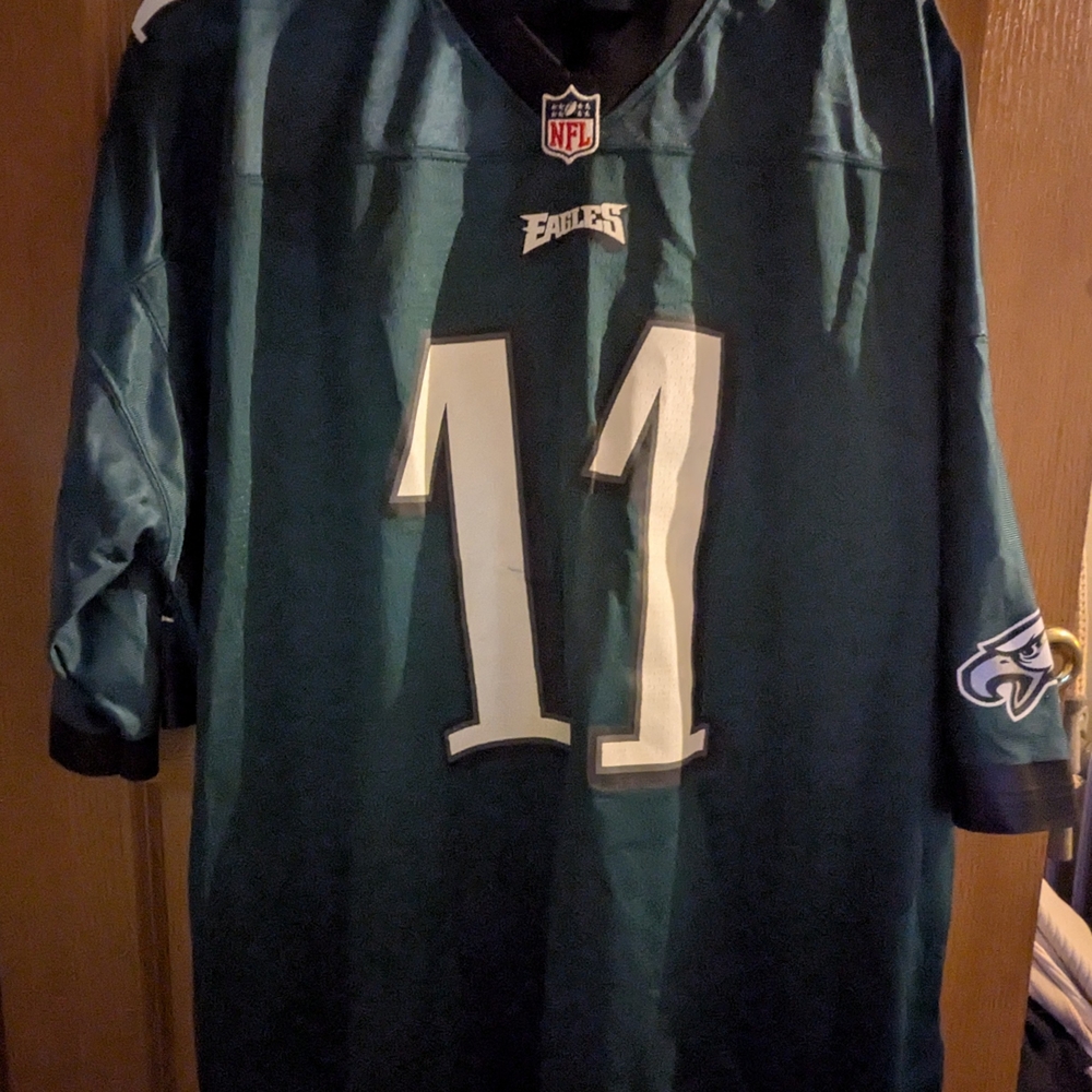 NFL Green and White Men's Jersey